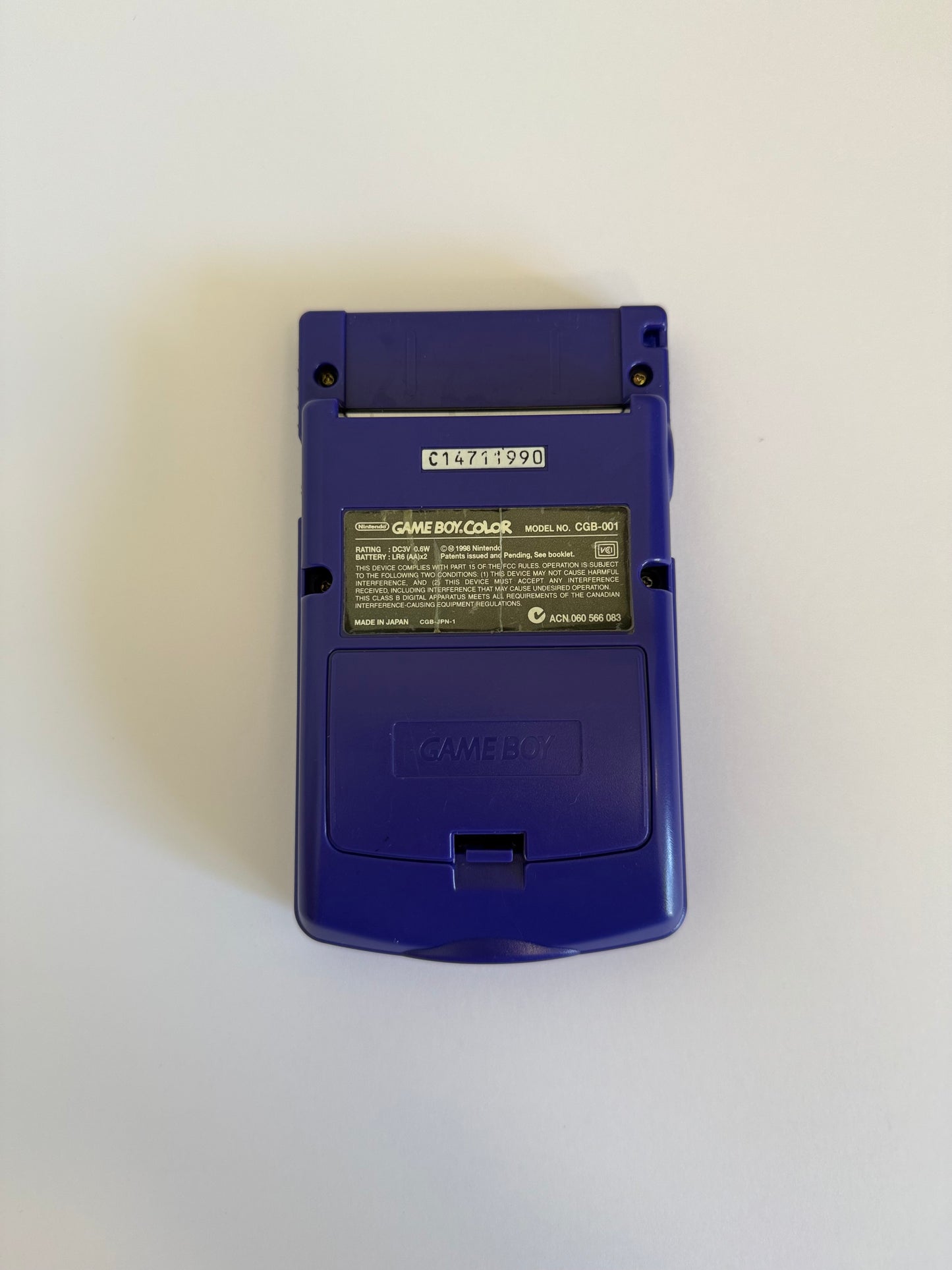 Game Boy Color – Grape | Authentic Japanese Retro Console (Refurbished)
