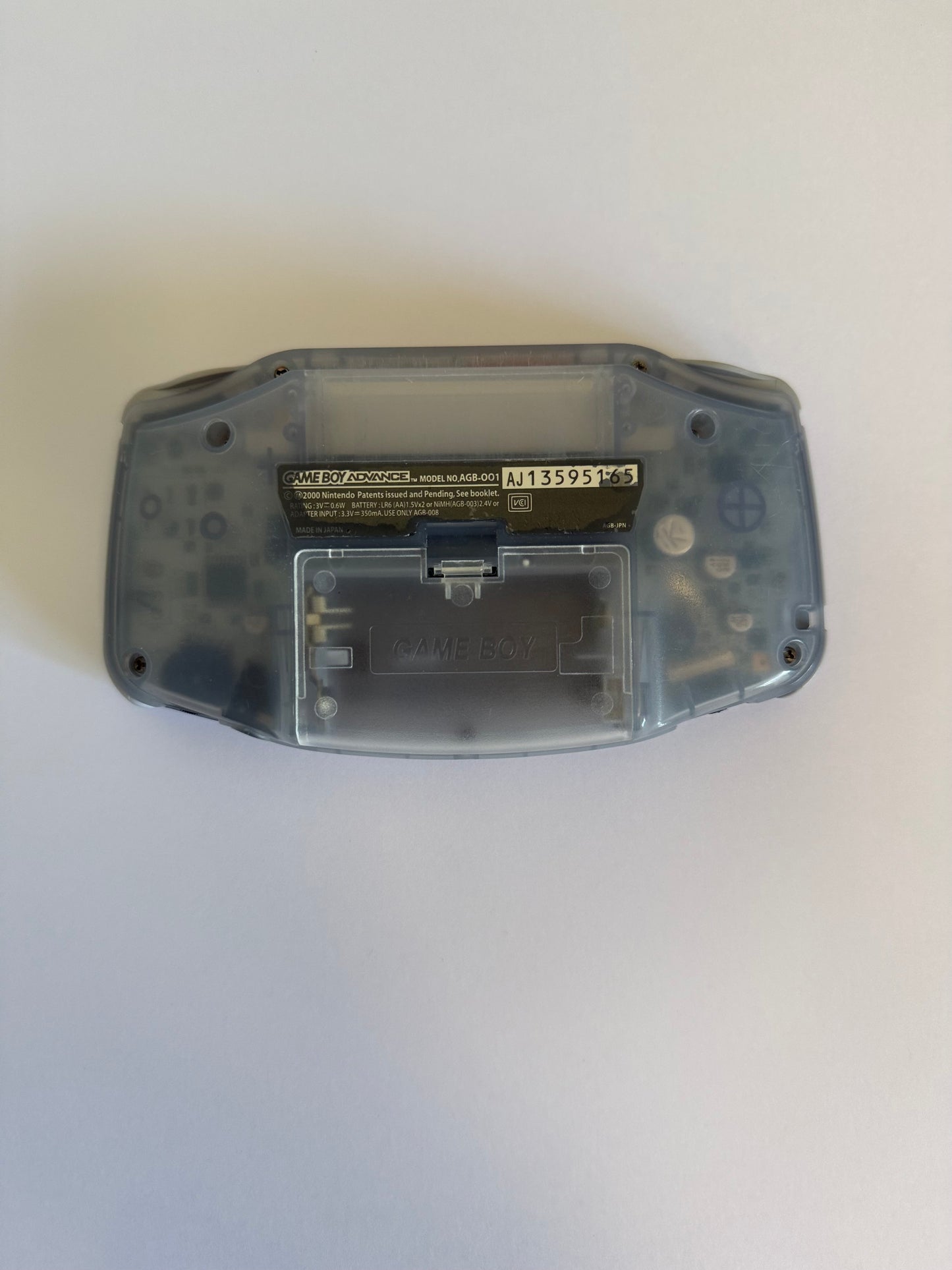 Game Boy Advance – Glacier Blue | Authentic Japanese Retro Console (Refurbished)