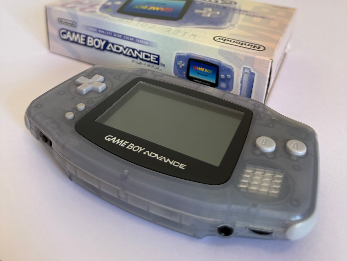 Game Boy Advance – Glacier | Authentic Japanese Retro Console (Refurbished, with Original Box)