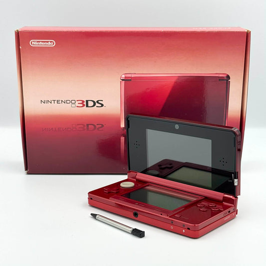 ニンテンドー3DS フレアレッド (箱付き)