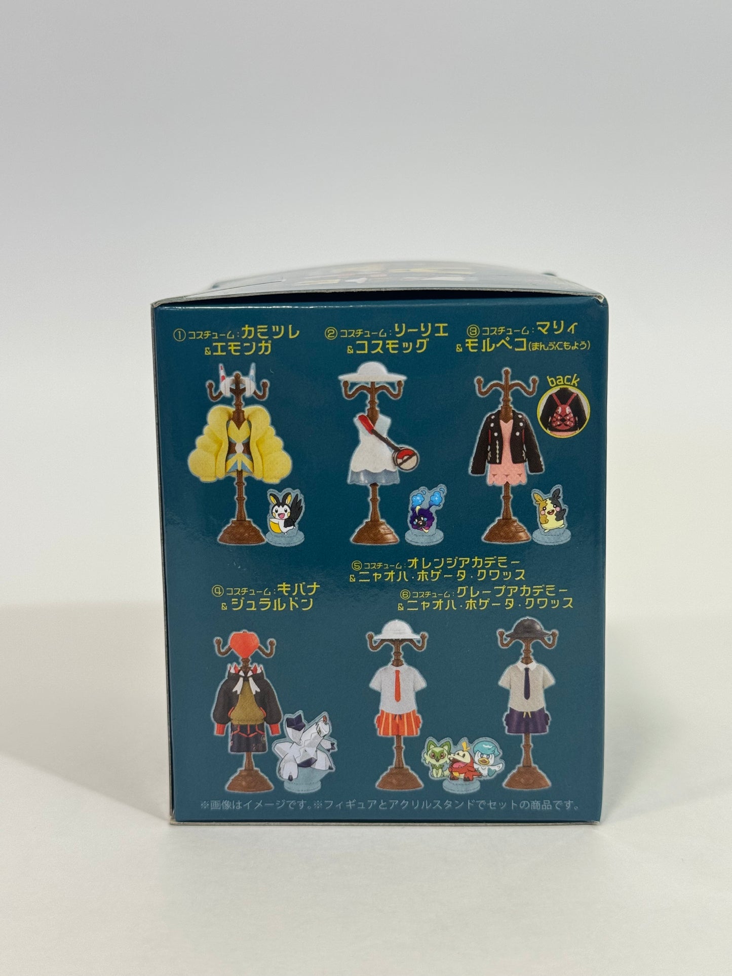 Pokémon Center Japan – Miniature Trolley Figure Collection Vol.1 | Trainer Costume Display Stand Series (2024)