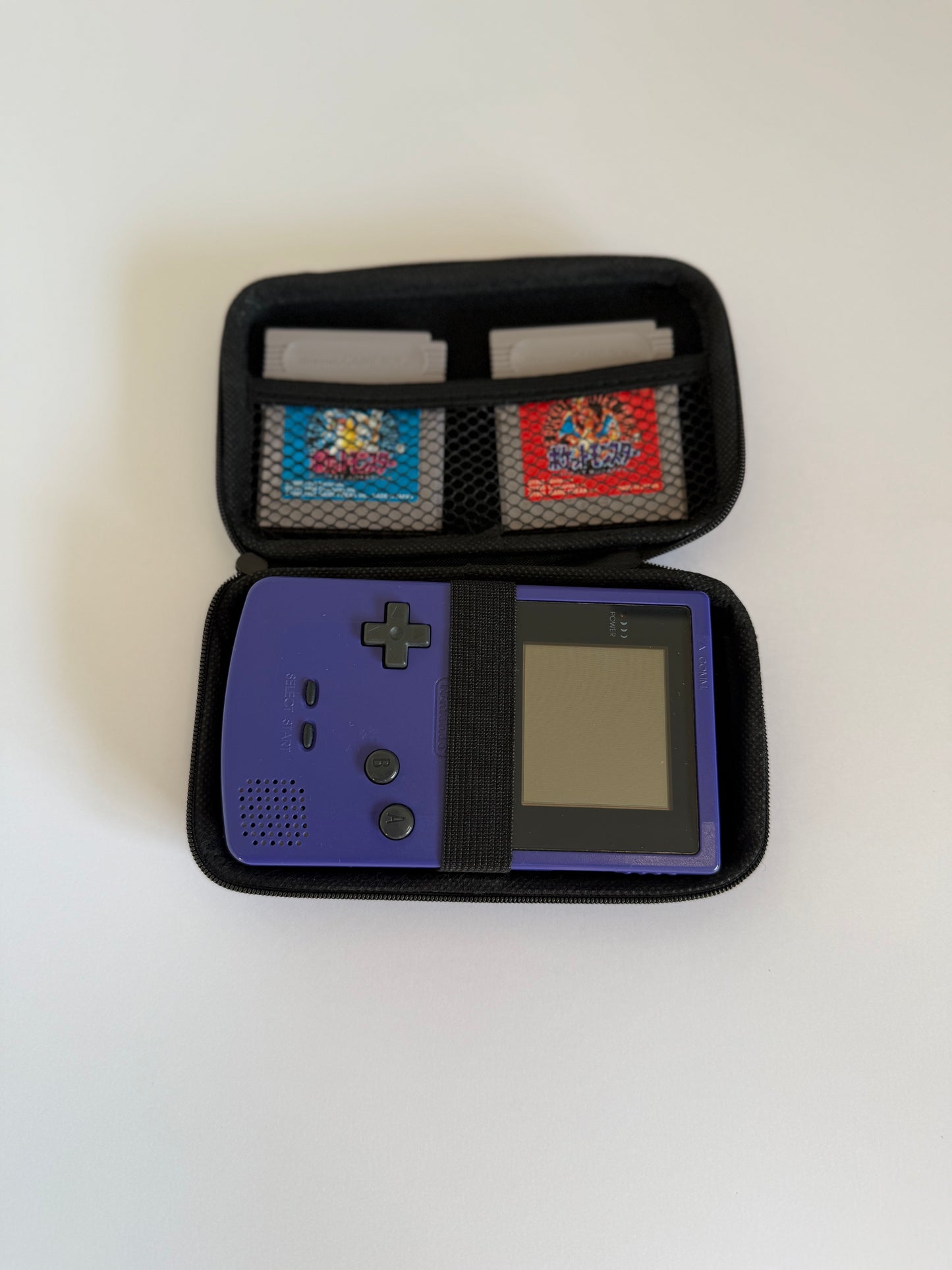 Nintendo Game Boy Carrying Case (Black) – Hard Shell Travel Pouch – For Game Boy, Game Boy Color & Game Boy Advance