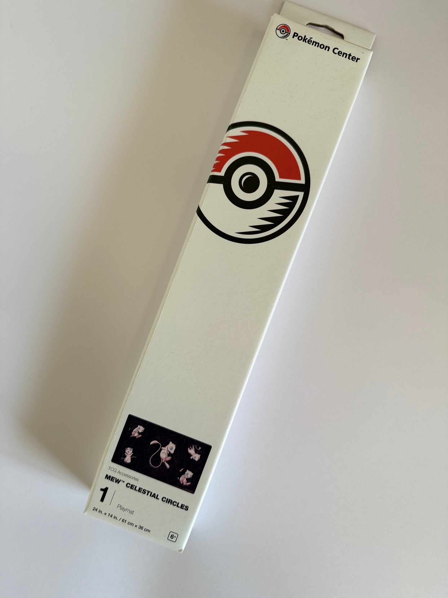 Pokémon Center Official Playmat – Mew “Celestial Circles” – Limited Edition – Sealed