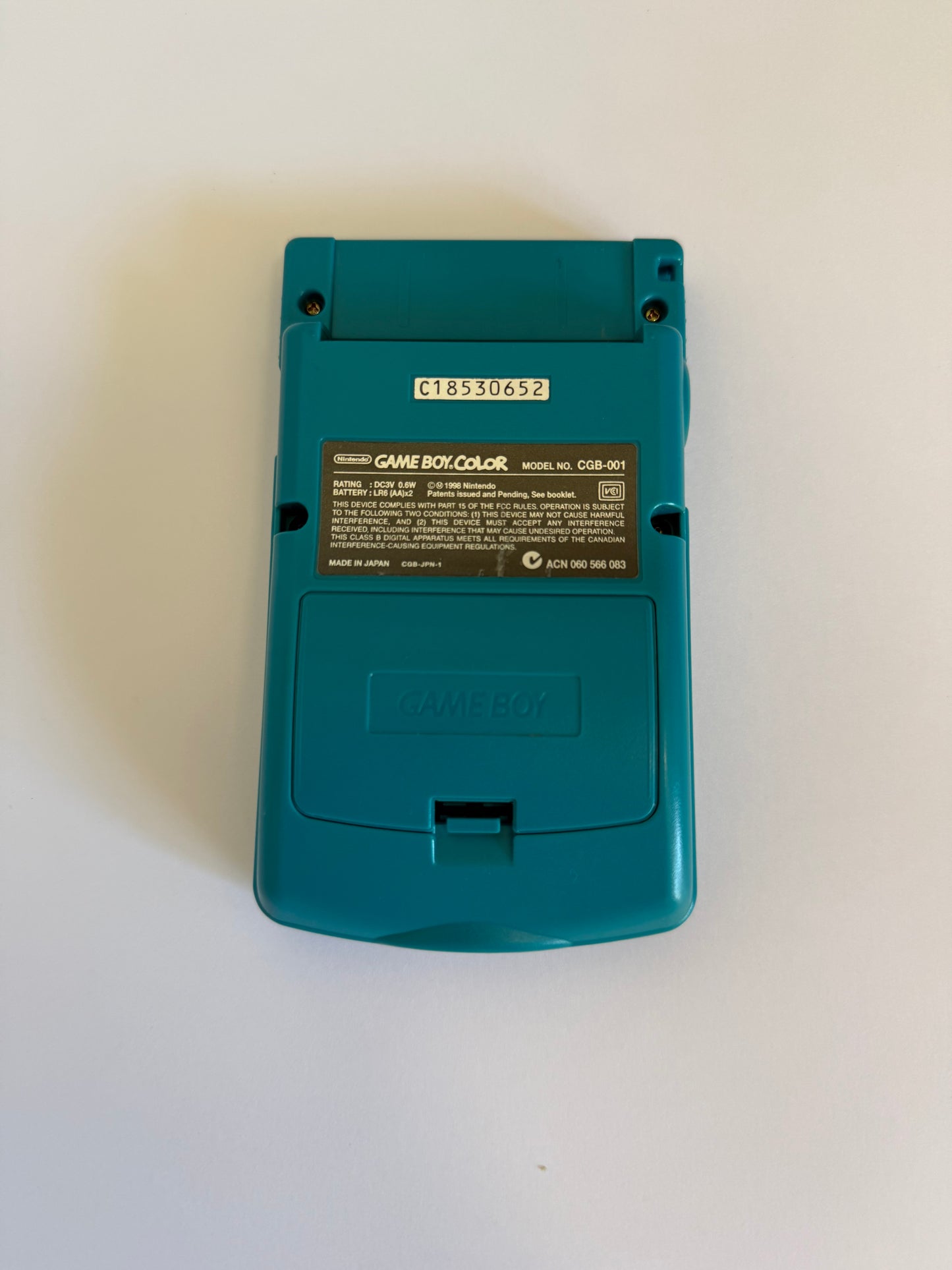 Game Boy Color – Teal | Authentic Japanese Retro Console (Refurbished)