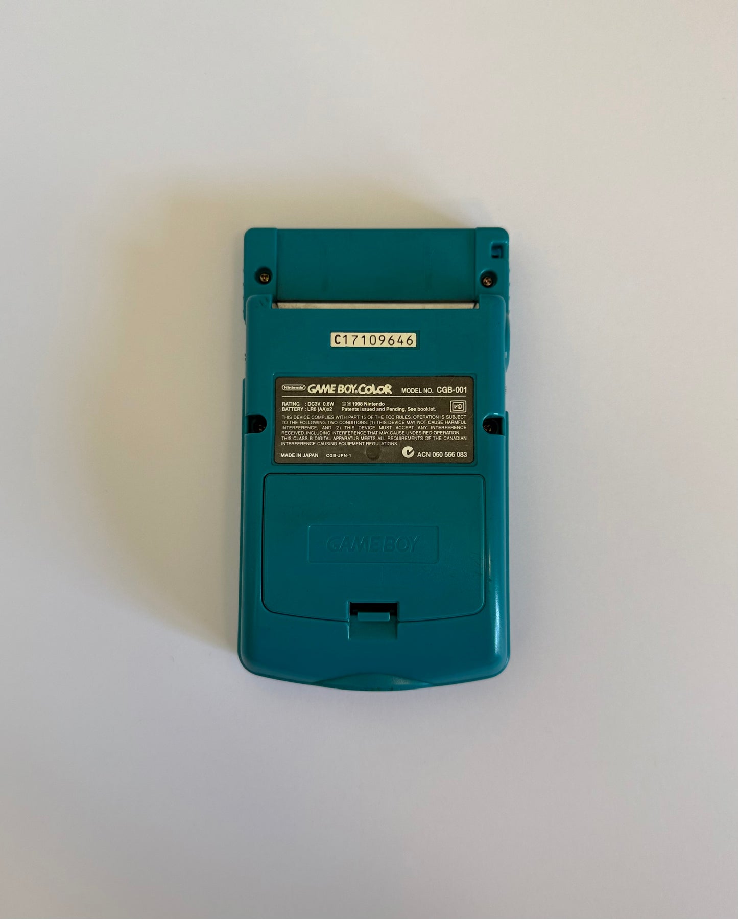 Game Boy Color – Teal | Authentic Japanese Retro Console (Refurbished)