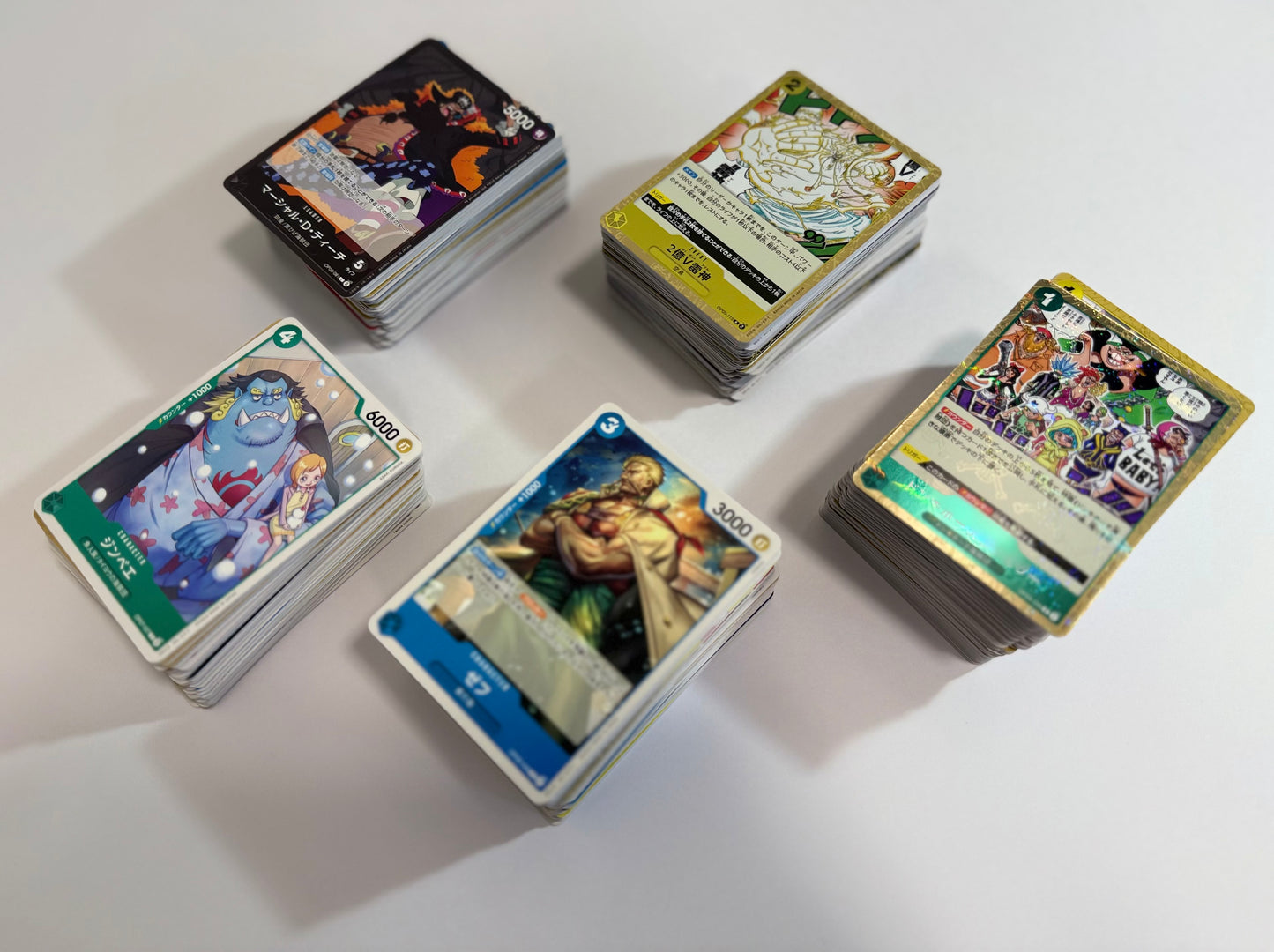 One Piece Card Game – 1kg Bulk Lot (≈480–500 Cards) | Common, Rare & Leader Mix | Japanese Edition