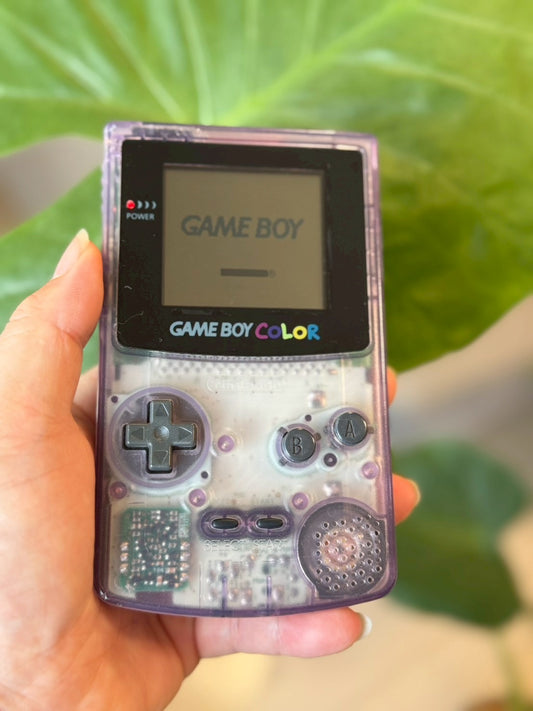 ゲームボーイカラー – クリアパープル(アトミックパープル)