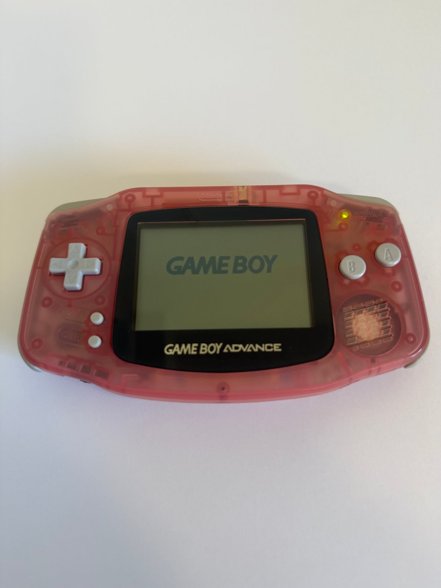 Game Boy Advance – Clear Pink | Authentic Japanese Retro Console (Refurbished)