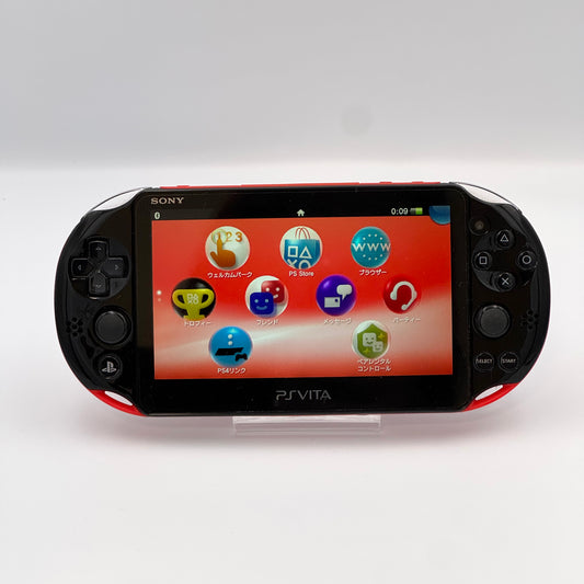 Sony PS Vita 2000 – レッド&ブラック バリューパック(コンプリート)