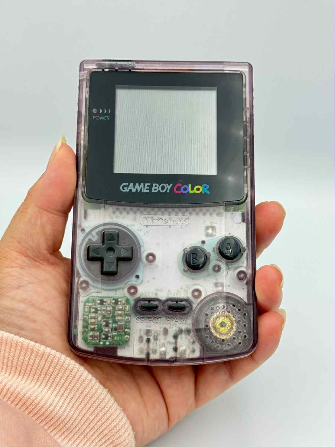 ゲームボーイカラー パープル – 箱と説明書付き
