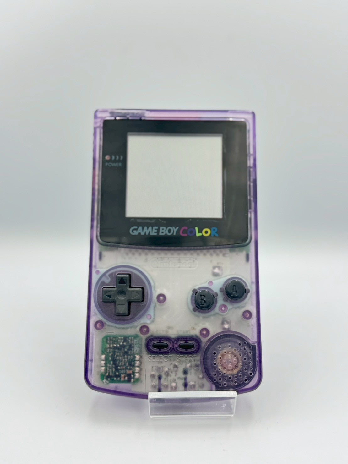 ゲームボーイカラー – クリアパープル（アトミックパープル）