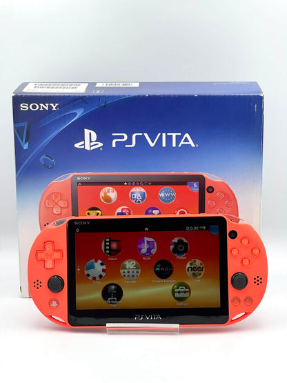 PS Vita 2000 – ネオンオレンジ（箱入りコンプリート） 