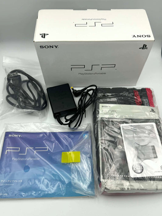 PSP 3000 – レッド / ブラック バリューパック（コンプリート） 