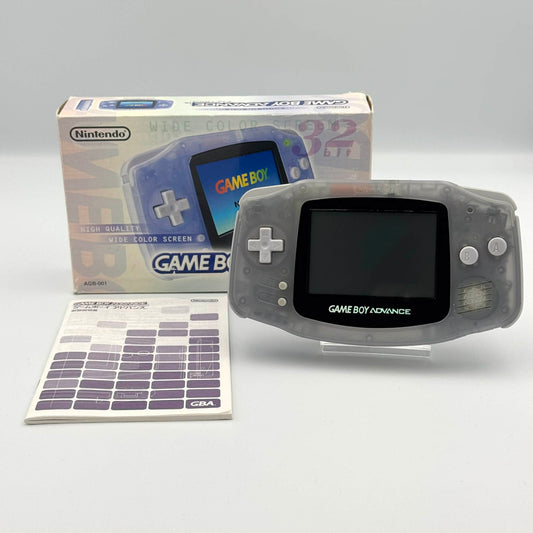 ゲームボーイアドバンス – グレイシャークリア（箱入りコンプリート）