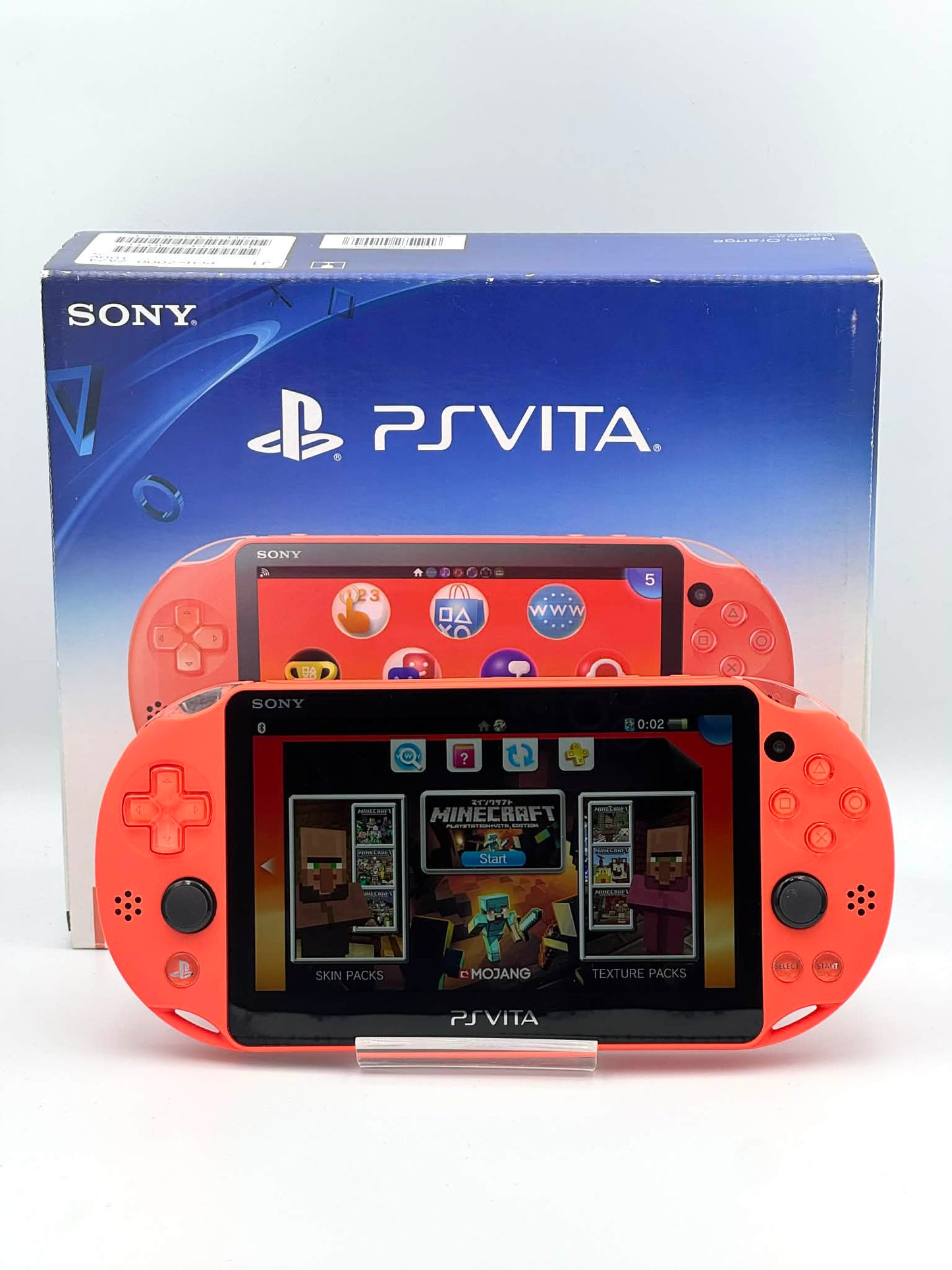 PS Vita 2000 – ネオンオレンジ（箱入りコンプリート） 