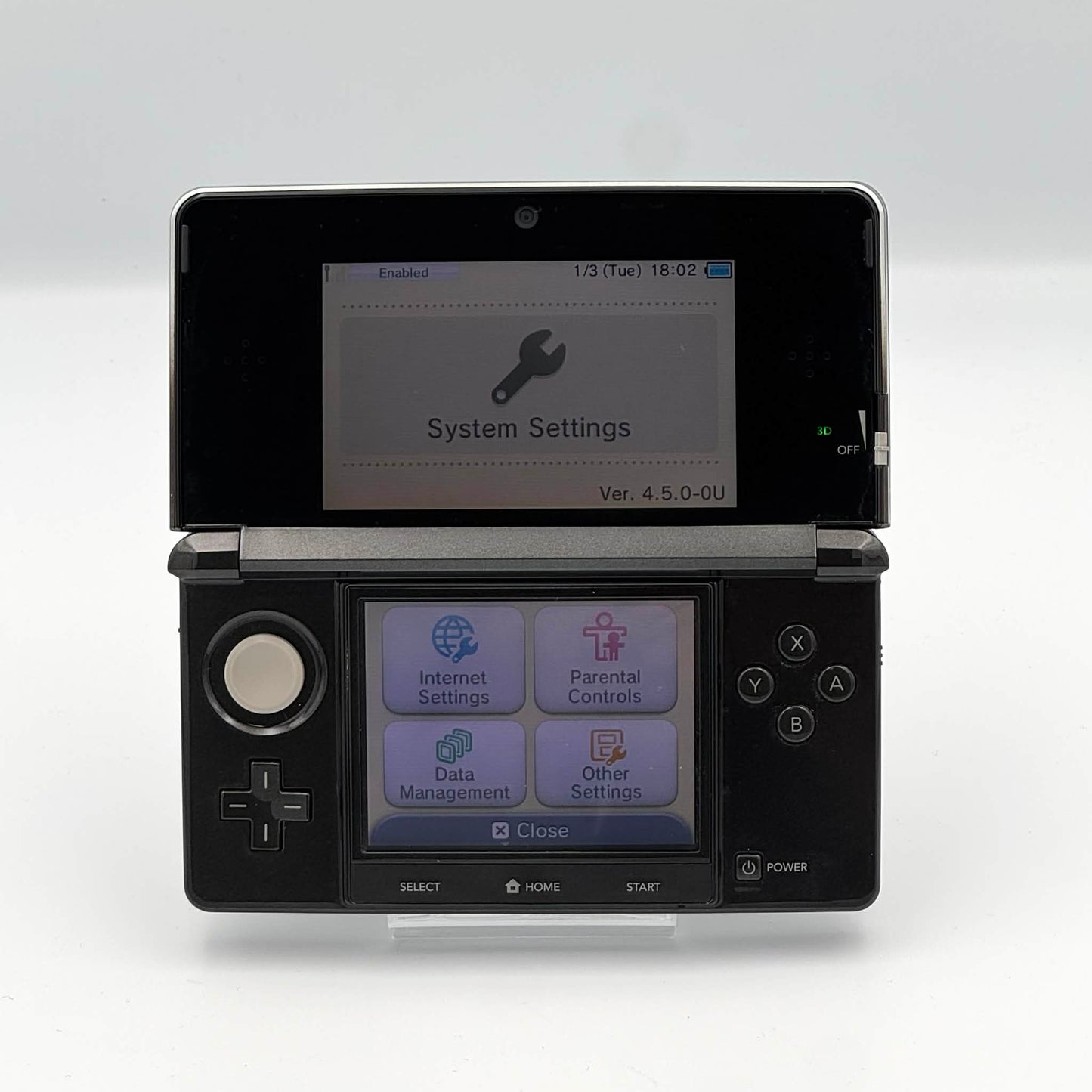 ニンテンドー3DS – ブラック（米国版）