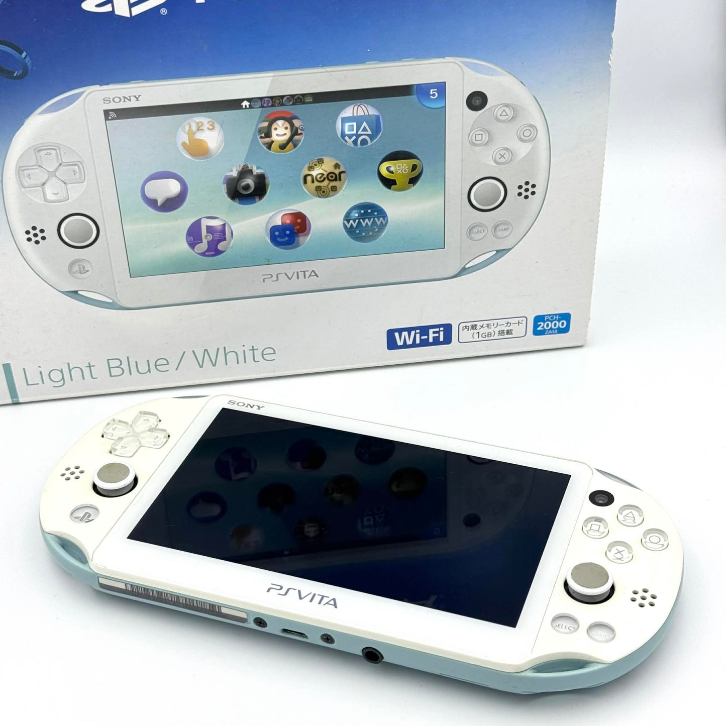 Sony PS Vita 2000 – Light Blue / White