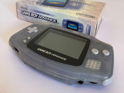 Game Boy Advance – Glacier | Authentic Japanese Retro Console (Refurbished, with Original Box)