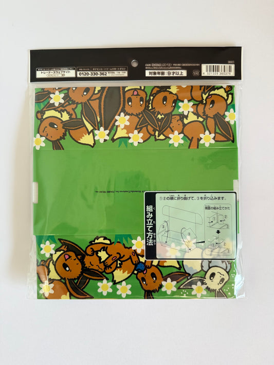 Pokémon Center Japan Eevee Gathering Long Card Box – Official Pokémon TCG Storage Box – 2023 Release