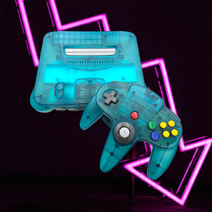 ニンテンドー64 – クリアブルー（箱入り） 