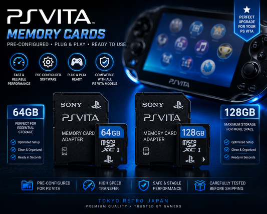 PS Vitaプリロード済みメモリーカード｜タイトルとエミュレーターを含む