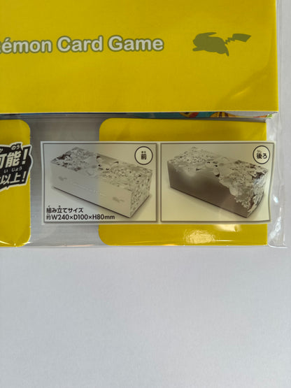 Pokémon Center Japan Pikachu Gathering Long Card Box – Official Pokémon TCG Storage Box – 2023 Release