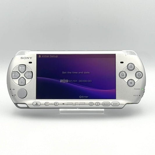 ソニー PSP 3000 – ミスティックシルバー 箱入り 🇯🇵