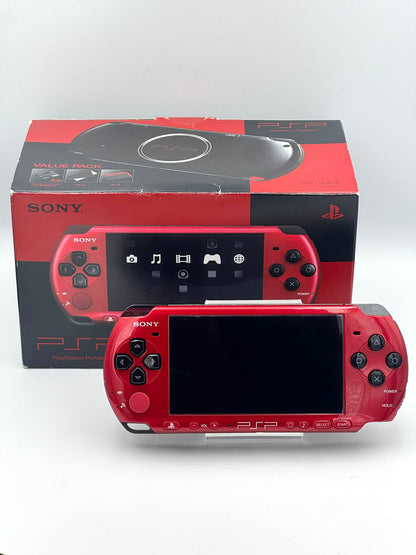 PSP 3000 – レッド / ブラック バリューパック（コンプリート） 