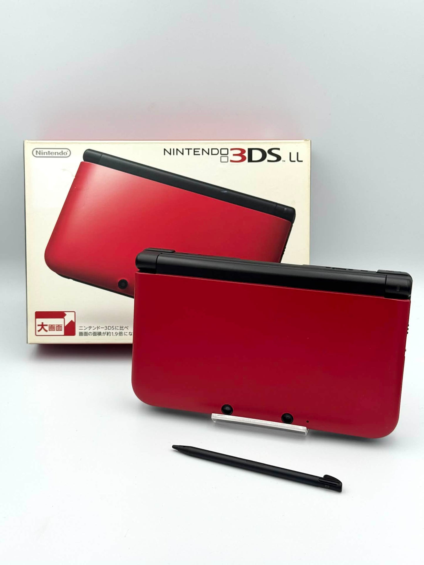 Nintendo 3DS LL – Red & Black (Complete Box)
