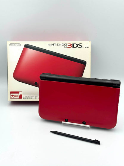 Nintendo 3DS LL – Red & Black (Complete Box)