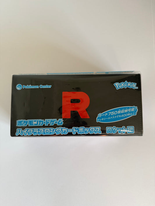 Pokémon Center Japan Team Rocket Premium Long Card Box – High-Class Storage Box – Official Pokémon TCG Accessory