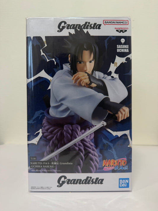 Naruto Shippuden Grandista Sasuke Uchiha Figure | Bandai Banpresto Official | Grandline Shinobi Series