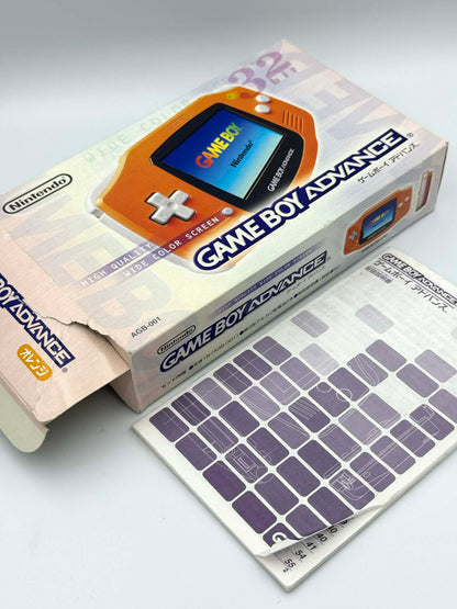 Nintendo Game Boy Advance – Orange (Boîte japonaise) 