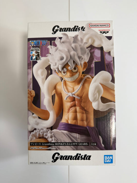One Piece Grandista Monkey D. Luffy Gear 5 Figure – Bandai Banpresto Official | 25th Anniversary Edition