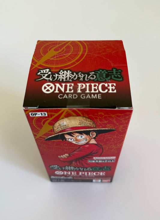 One Piece Card Game – Inherited Will Booster Box (OP-13) | Authentic Japanese Sealed Display (24 Packs)