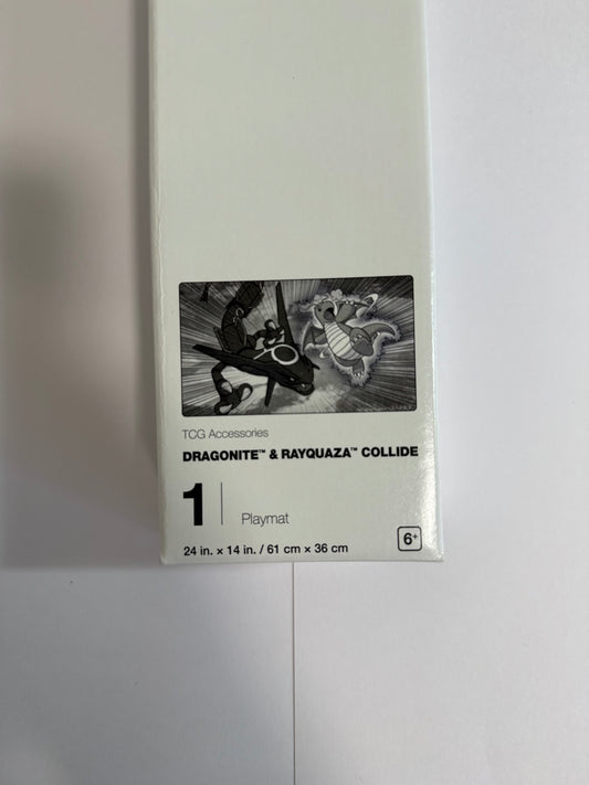 Pokémon TCG Playmat – Dragonite & Rayquaza Collide | Official Pokémon Center Exclusive