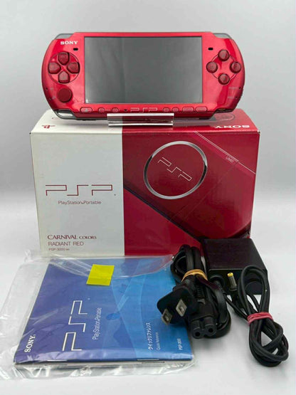 PSP 3000 カーニバルカラーズ – ラディアントレッド 🇯🇵 