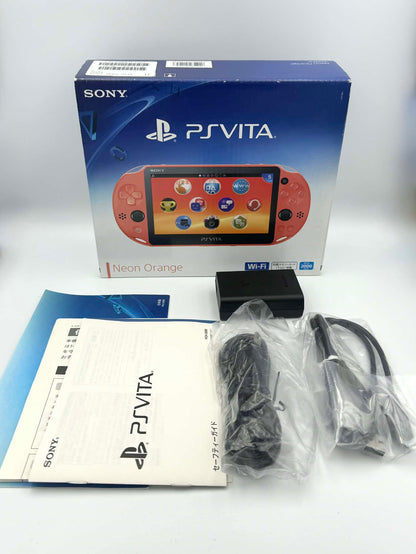PS Vita 2000 – ネオンオレンジ（箱入りコンプリート） 