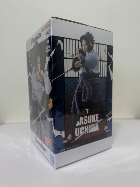 Naruto Shippuden Grandista Sasuke Uchiha Figure | Bandai Banpresto Official | Grandline Shinobi Series