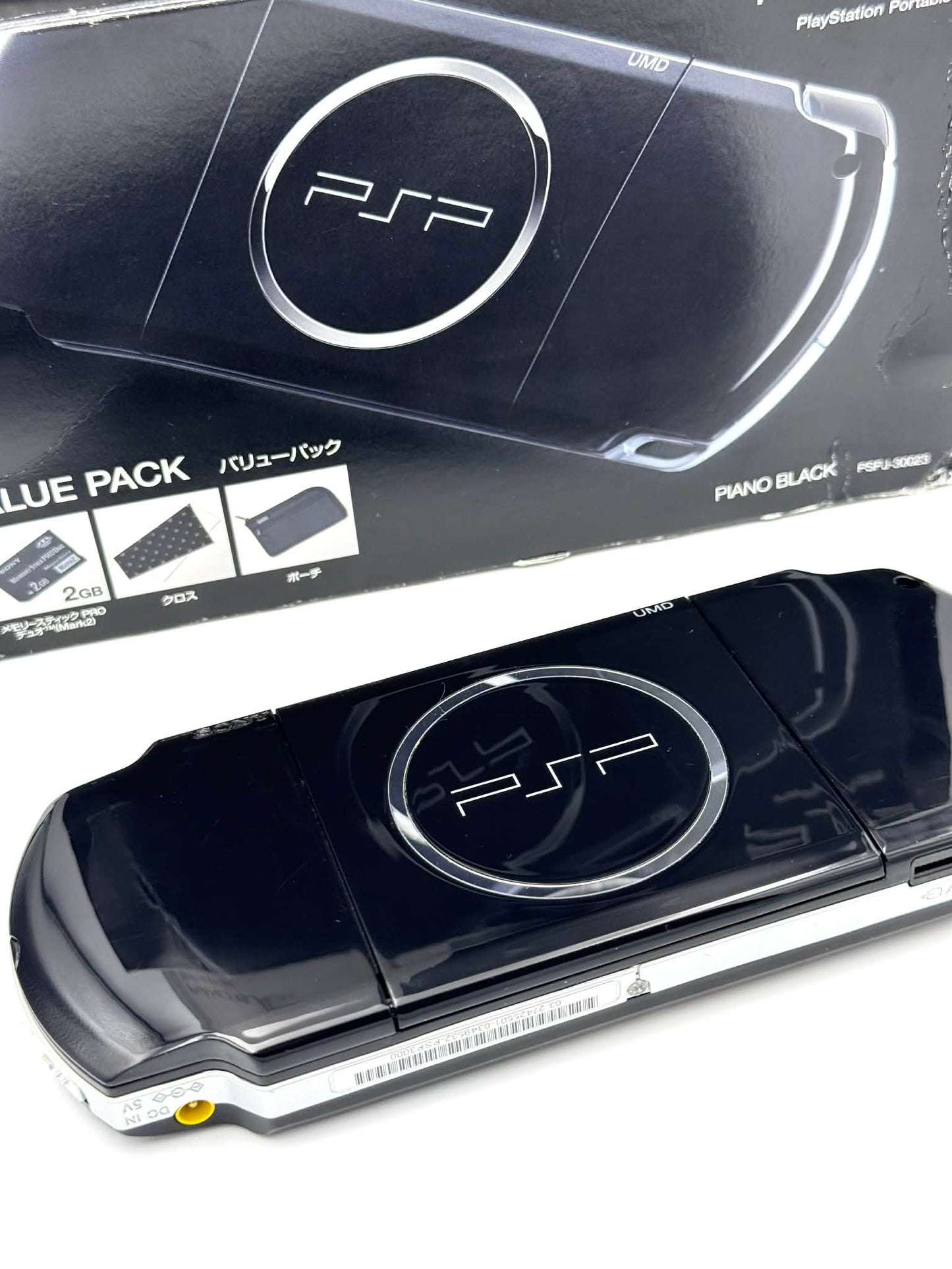 PSP 3000 – Piano Black VALUE PACK