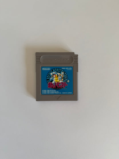 Pokémon Blue Version (流行青) – ゲームボーイジャパン 1996 – 正規任天堂カートリッジ