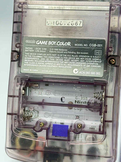 ゲームボーイカラー パープル – 箱と説明書付き