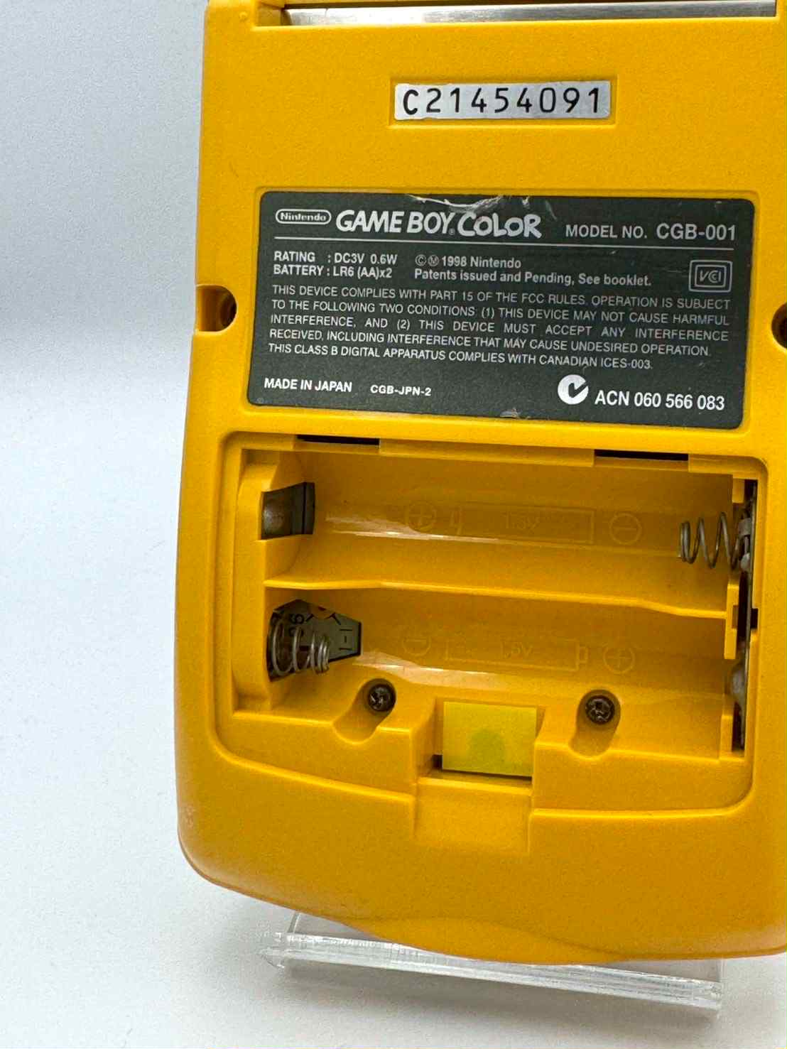 ゲームボーイカラー イエロー – 箱入り 🇯🇵 