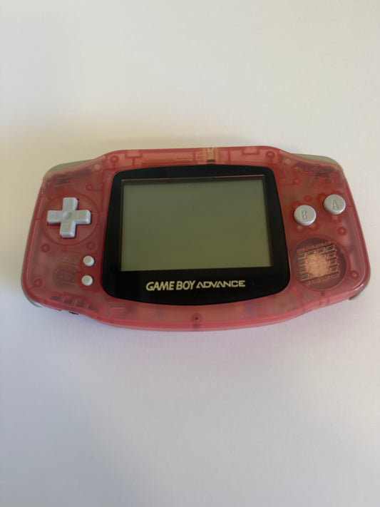 Game Boy Advance – Clear Pink | Authentic Japanese Retro Console (Refurbished)