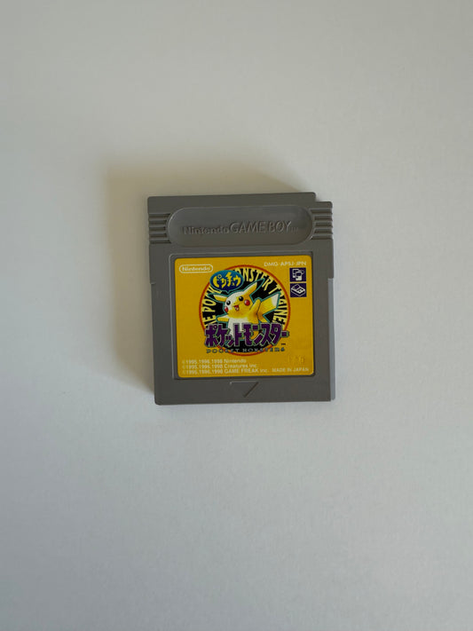Pokémon Yellow: Pikachu Edition – Game Boy (Japan, 1998) – Authentic Nintendo Cartridge