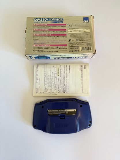 Game Boy Advance – Indigo | Authentic Japanese Retro Console (Refurbished, with Original Box & Manual)
