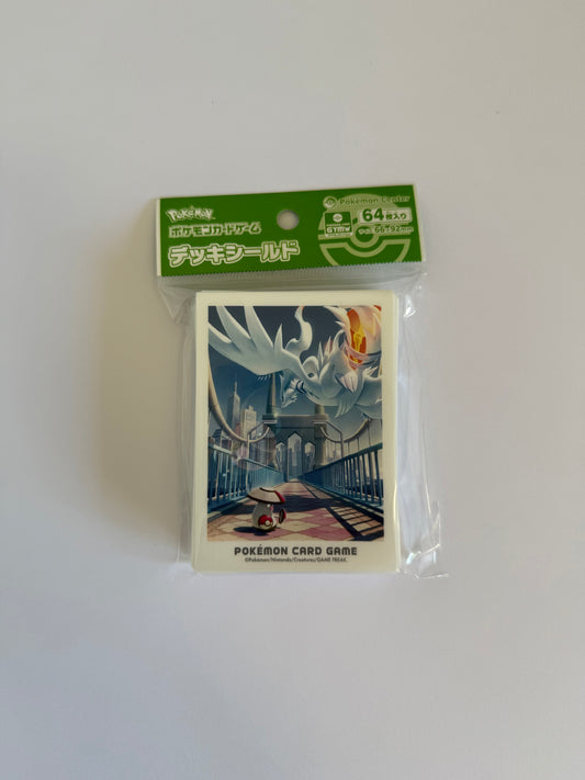 Pokémon Center Japan – Reshiram & Amoonguss “Unova Adventure” Deck Sleeves (64 pcs)