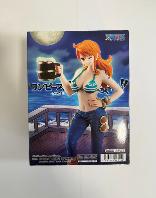 One Piece Nami Figure – “Cheers!!” Ver. | Bandai Banpresto Official | Bikini & Jeans Edition