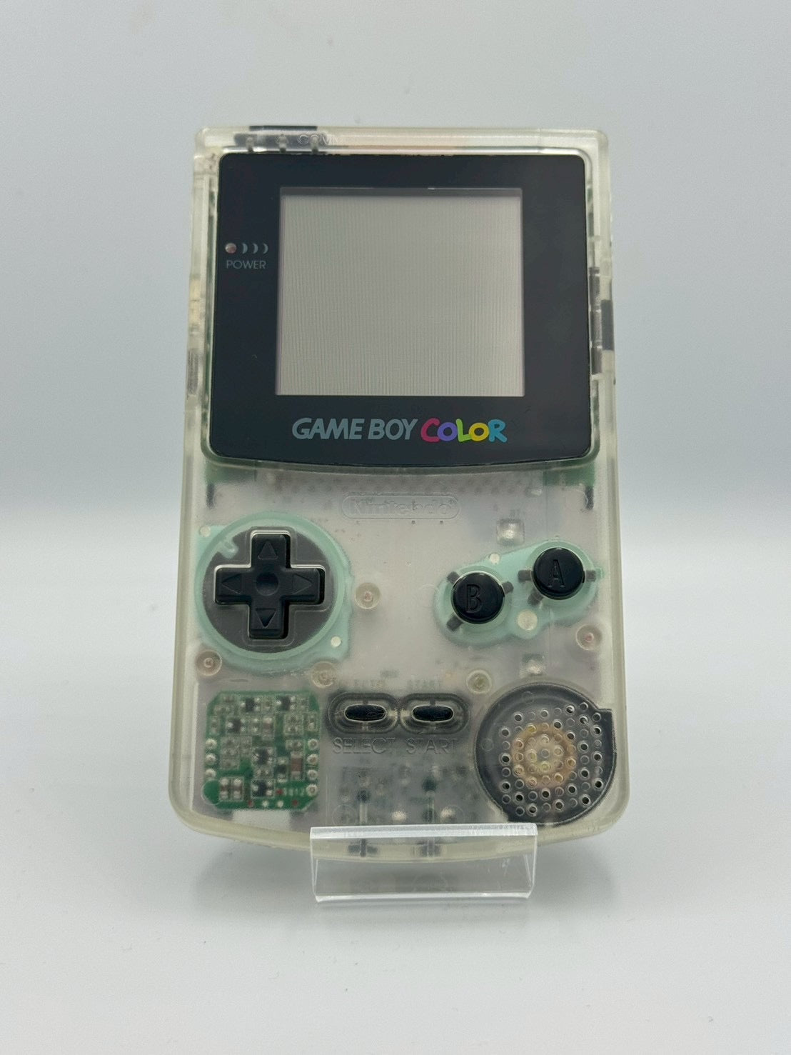 ゲームボーイカラー – クリアホワイト（透明）