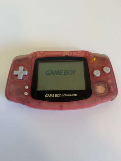 Game Boy Advance – Clear Pink | Authentic Japanese Retro Console (Refurbished)
